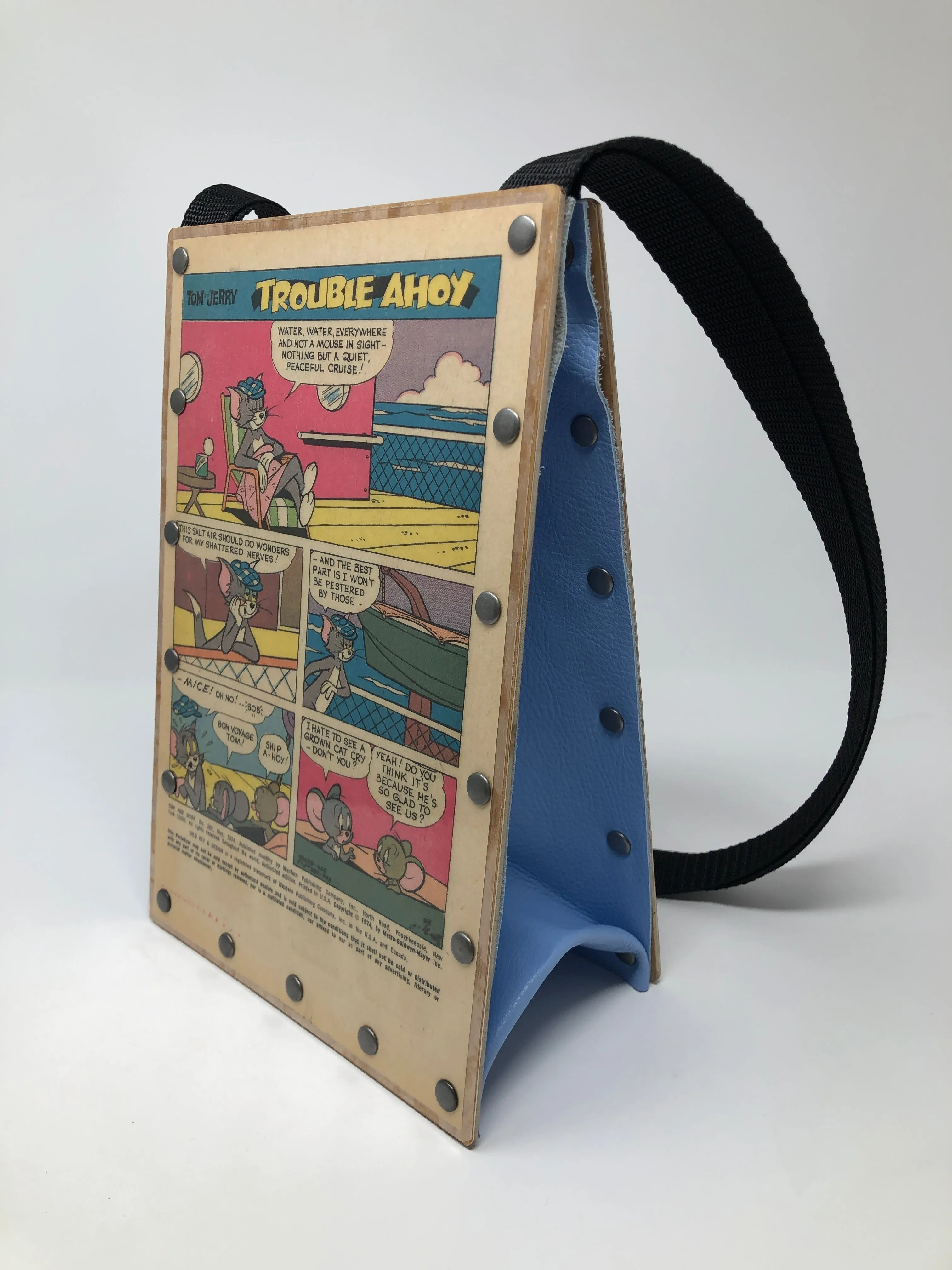 Vintage Gold Key Cartoon Comic Book Purse - Tom and Jerry May 1974