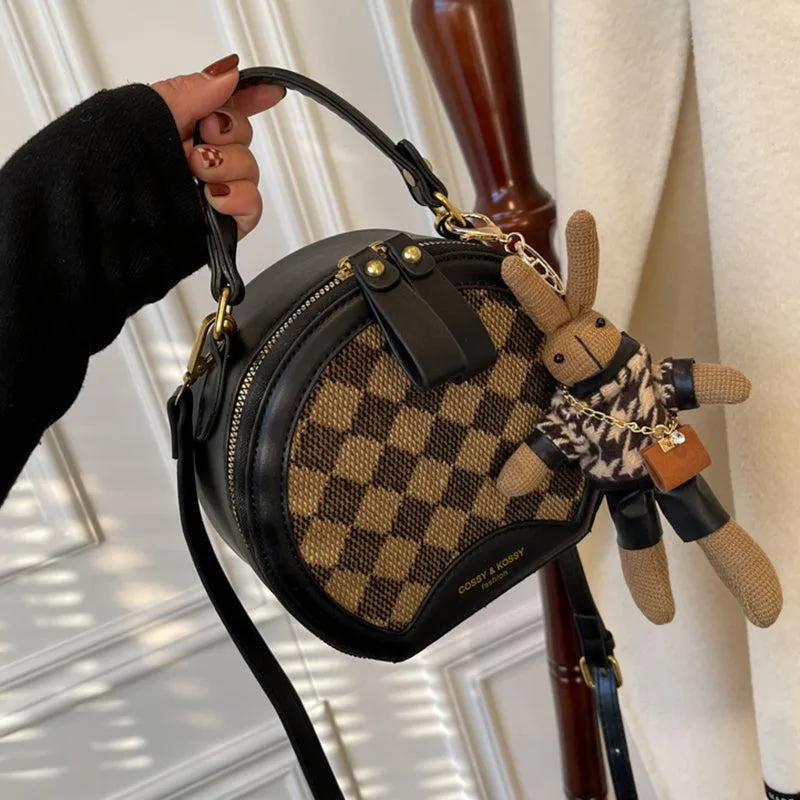 Vintage Round Crossbody Bag