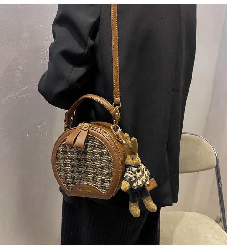 Vintage Round Crossbody Bag