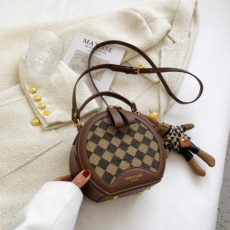 Vintage Round Crossbody Bag