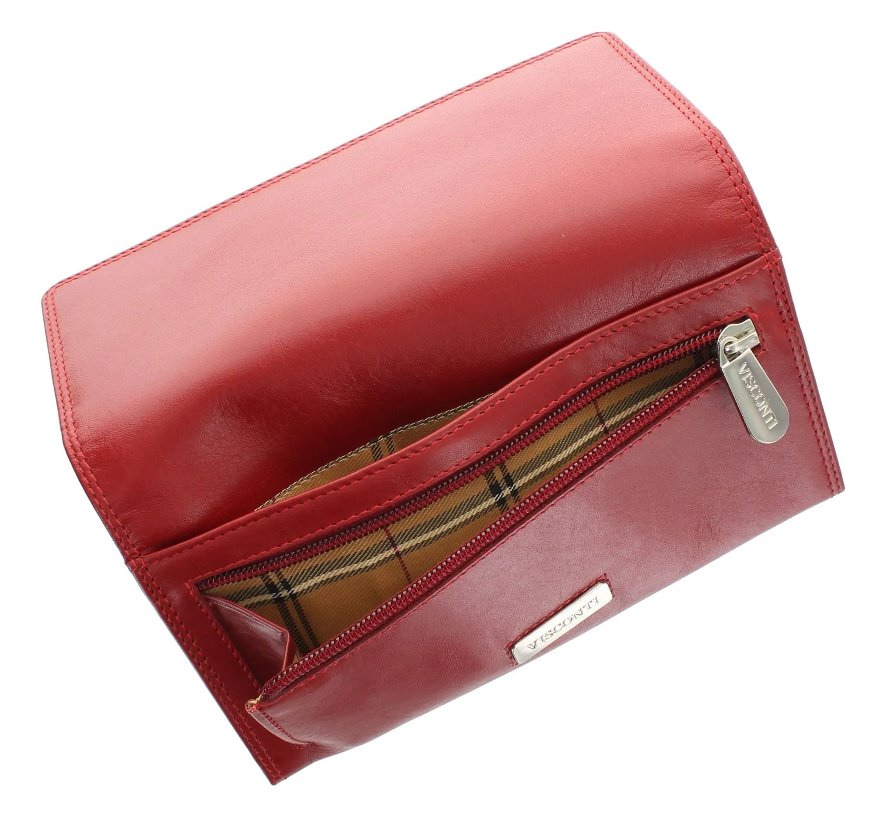 Visconti Monza Collection FLORENCE Vegetable Tanned Leather Ladies Purse RFID blocking MZ10