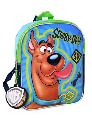 Warner Bros. Kids Scooby Doo Small Dog Backpack 11" Green Blue Black