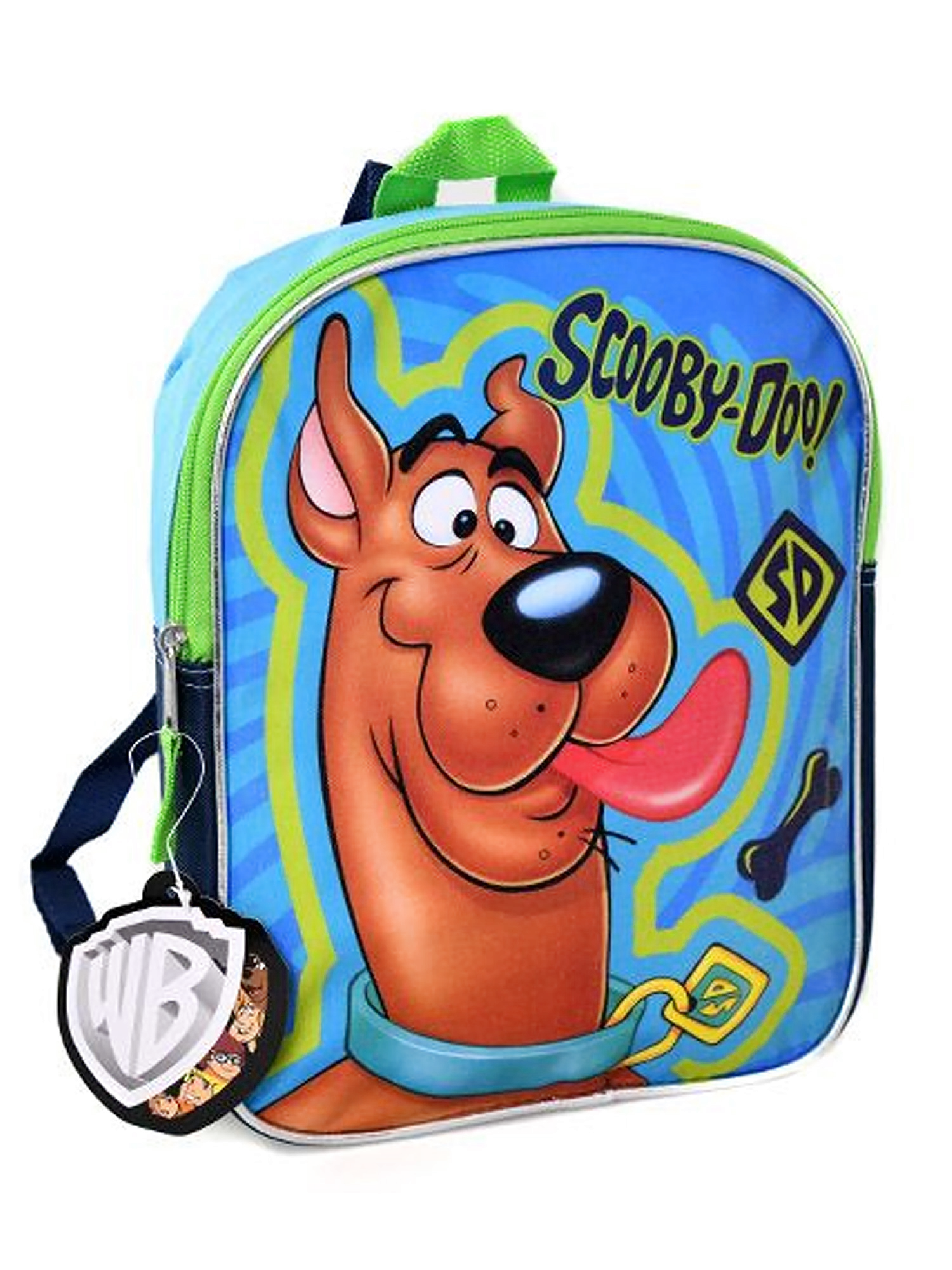 Warner Bros. Kids Scooby Doo Small Dog Backpack 11" Green Blue Black