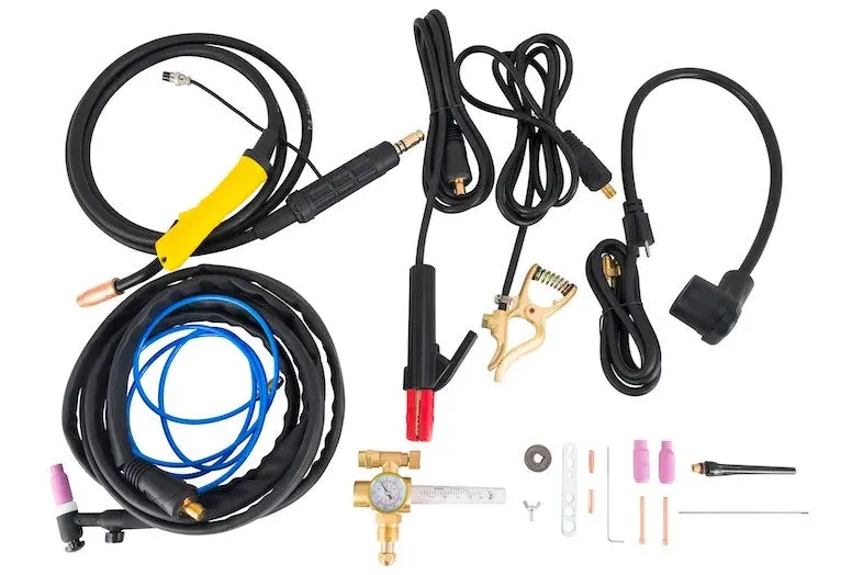 Weldpro MIG210LCD 5-in-1 Welder with 200 Amp LCD Inverter 120V/240V MIG/TIG/Flux Core/Stick L13007 New