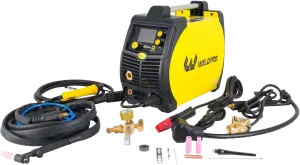 Weldpro MIG210LCD 5-in-1 Welder with 200 Amp LCD Inverter 120V/240V MIG/TIG/Flux Core/Stick L13007 New