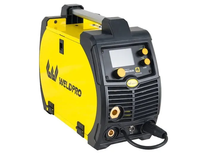 Weldpro MIG210LCD 5-in-1 Welder with 200 Amp LCD Inverter 120V/240V MIG/TIG/Flux Core/Stick L13007 New