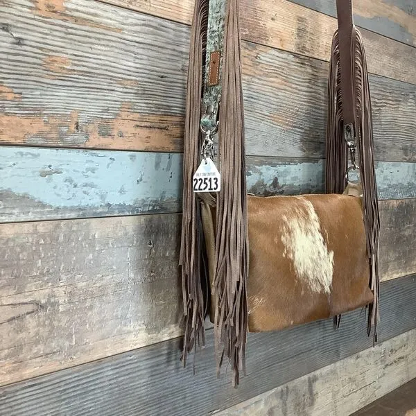 Western Mini Leather Fringe Strap 48" #22513