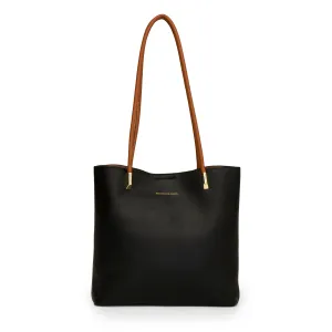 Women black solid shoulder bag