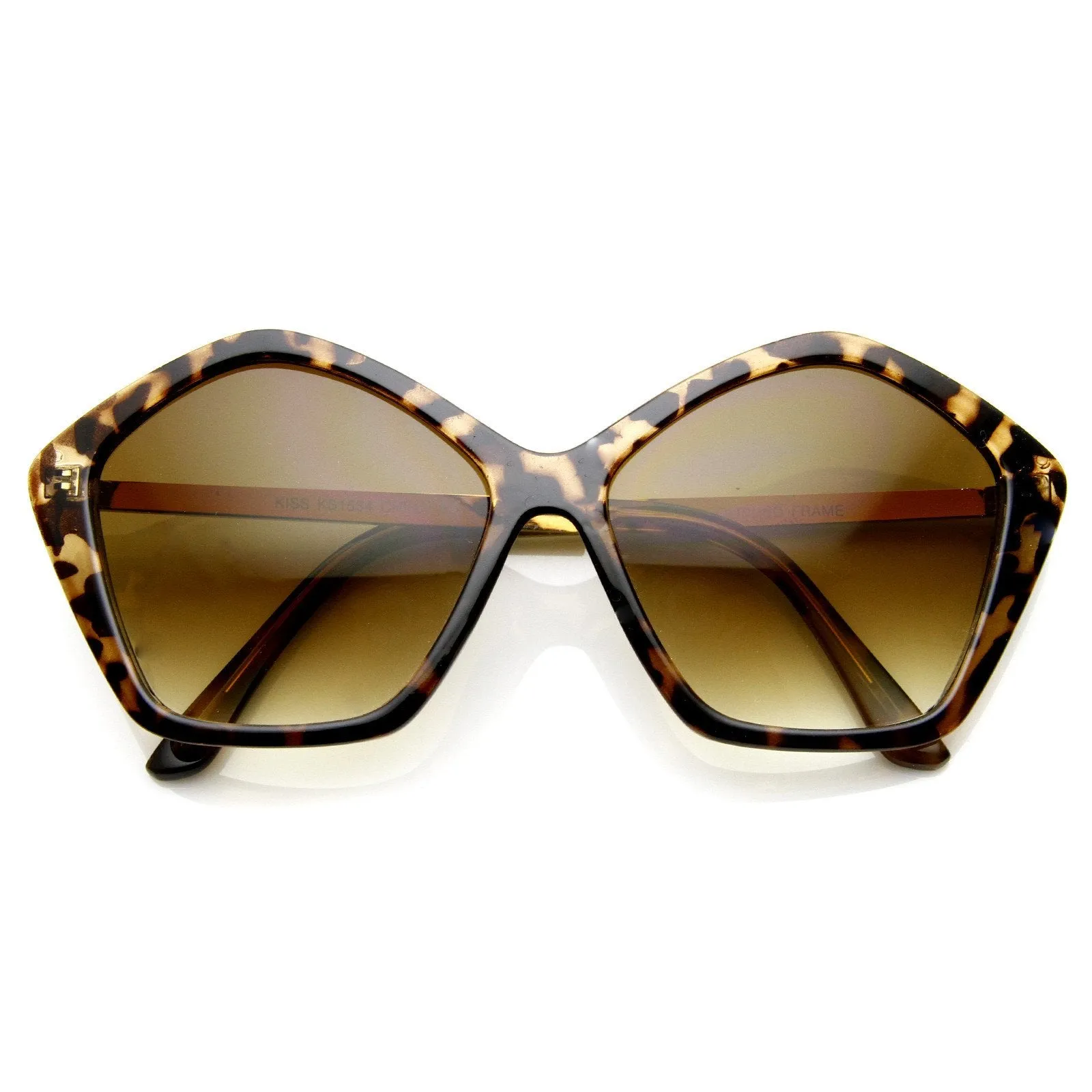 Women's Pentagon Oversize Fashion Sunglasses 8908