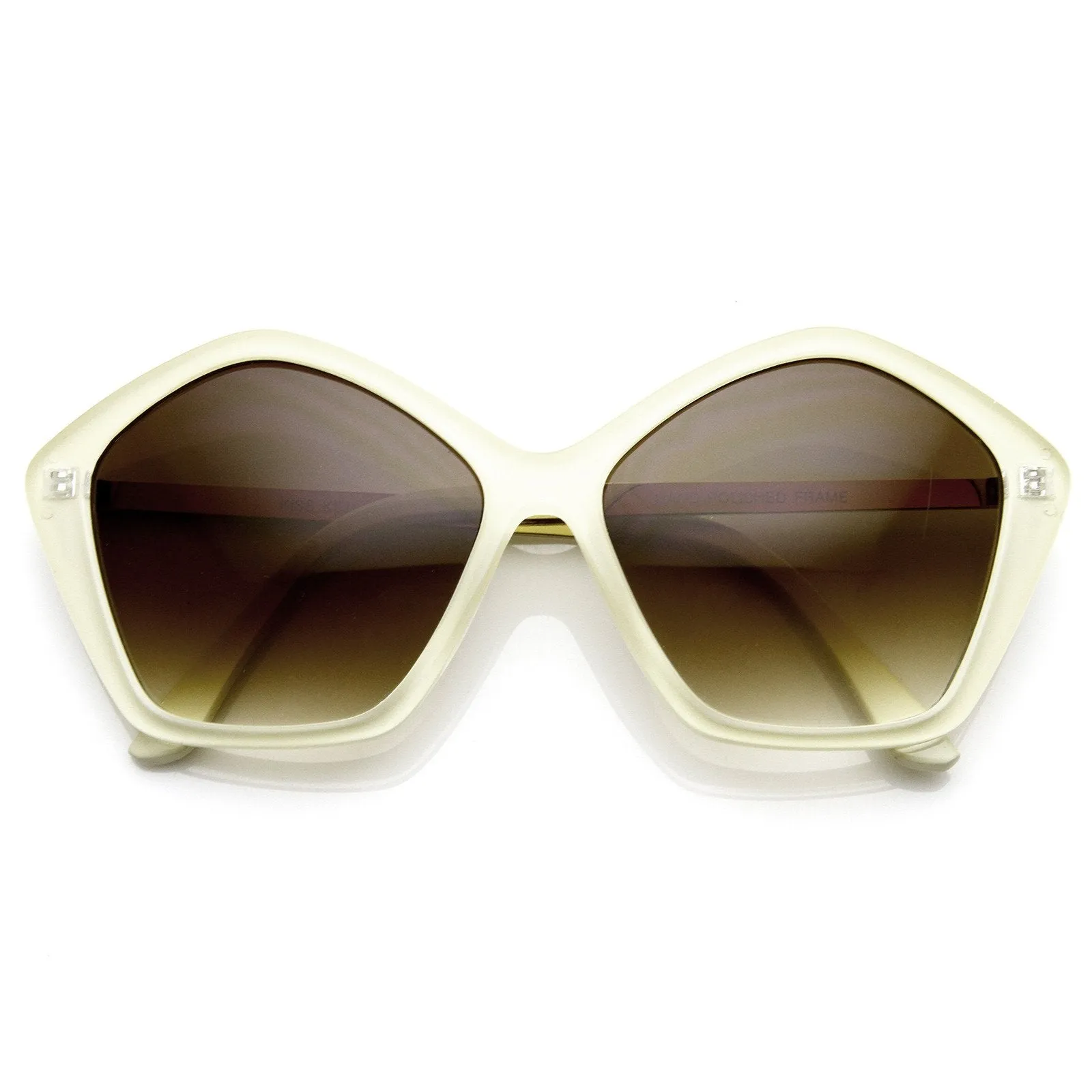 Women's Pentagon Oversize Fashion Sunglasses 8908