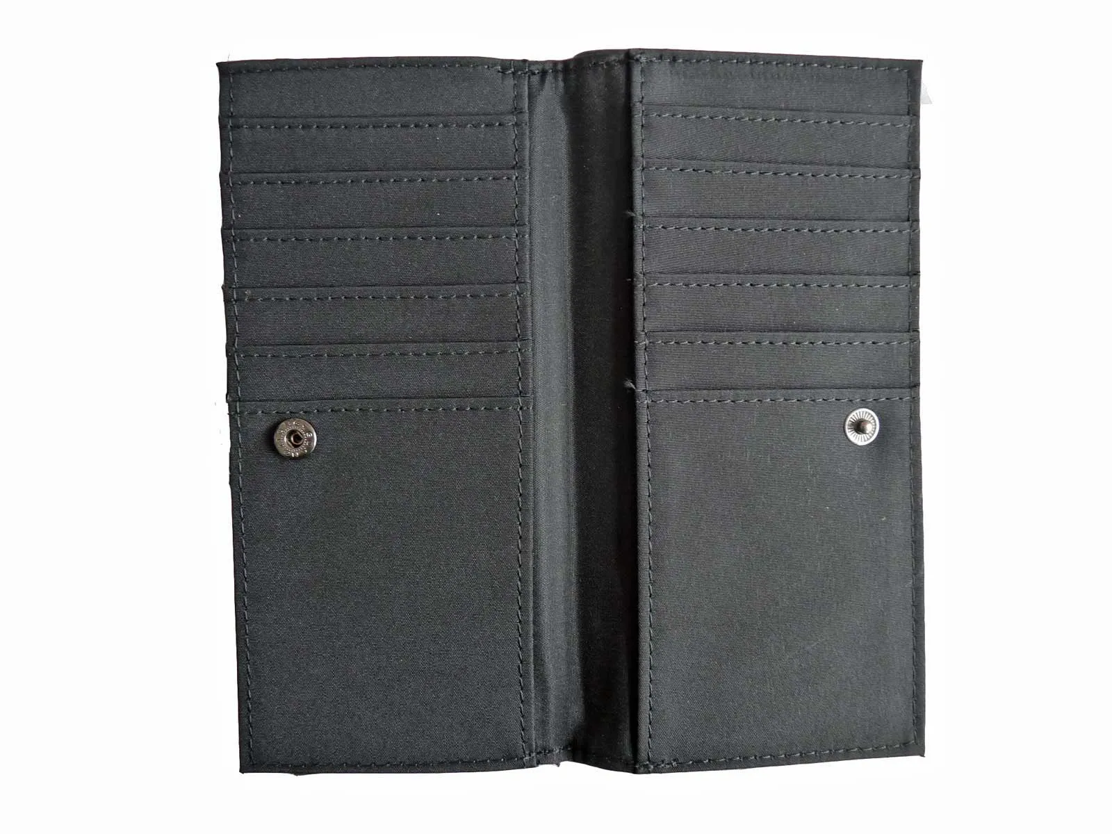 X-Large Leather Purse 20 Credit Card Slots 2 Coin Trays QL844